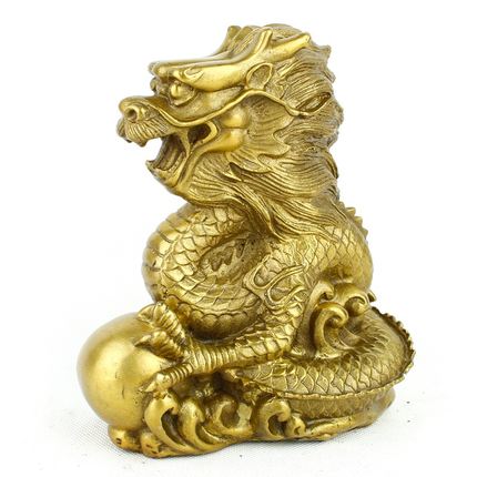 現貨 銅工藝品 銅龍 大生肖龍 家居風水擺件