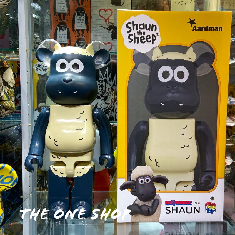 TheOneShop BE@RBRICK Shaun the Sheep 笑笑羊 庫柏力克熊 1000%