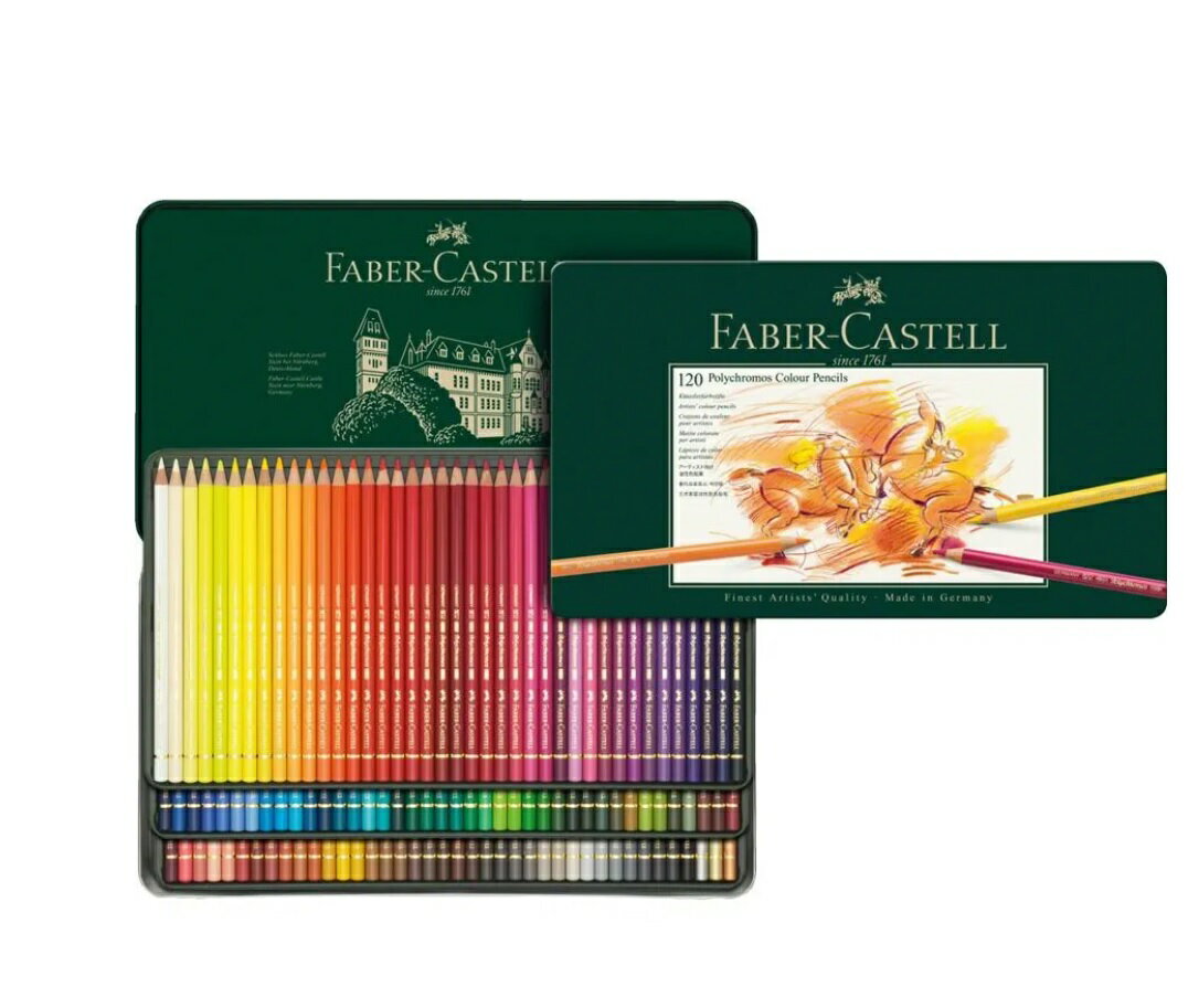 Faber-Castell綠色系列專家級油性色鉛筆 120色 *110011【領券滿額再折千12/31止】 2