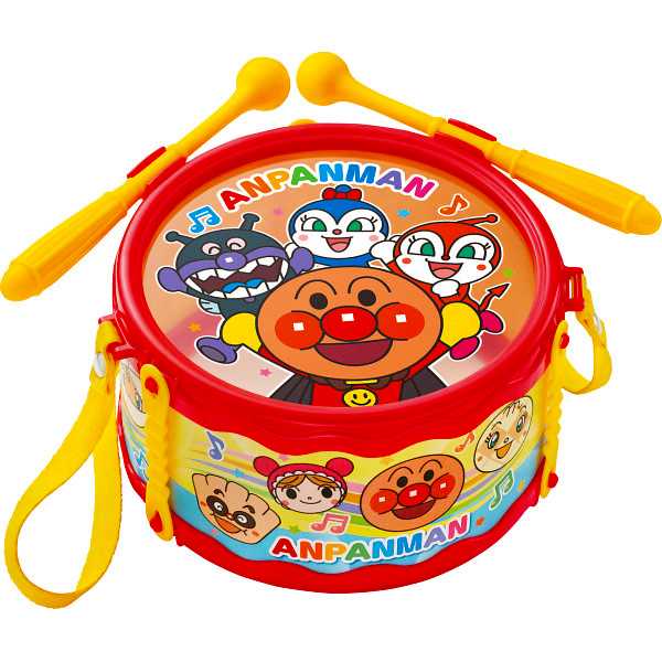 真愛日本 麵包超人 ANPANMAN 知育 造型 打鼓 玩具 樂器 音樂 敲擊 打擊樂器 玩具鼓 太鼓