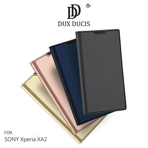 DUX DUCIS Xperia XA2 SKIN Pro 皮套 插卡 可立 支架 保護套【APP下單最高22%點數回饋】