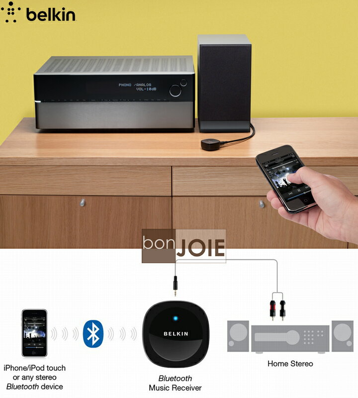 ::bonJOIE:: 美國貝爾金 Belkin Bluetooth Music Receiver 藍芽音樂傳輸器 (全新盒裝) A2DP F8Z492TTP 2