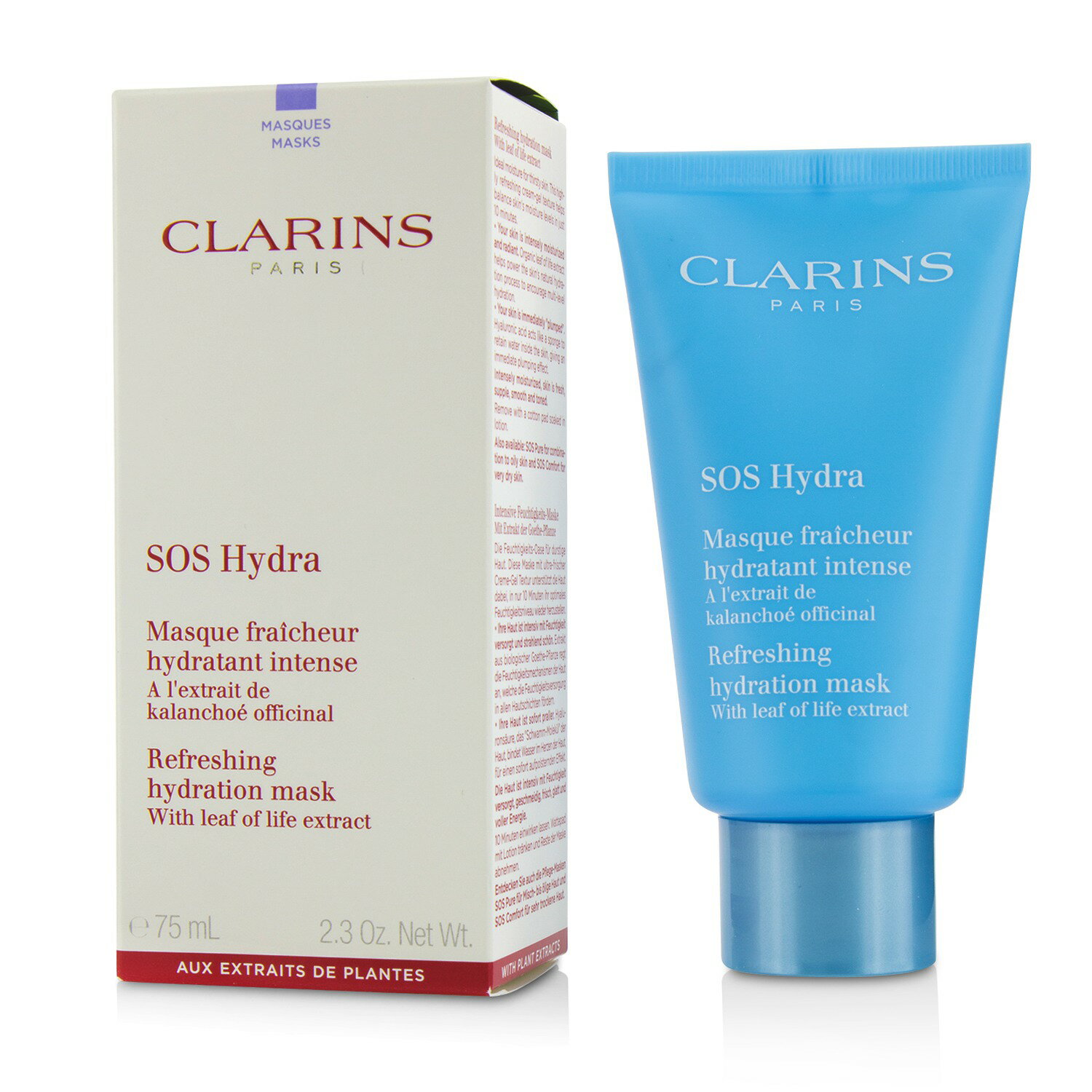 克蘭詩 Clarins - SOS 生命之葉保濕面膜 - 缺水肌膚適用 75ml