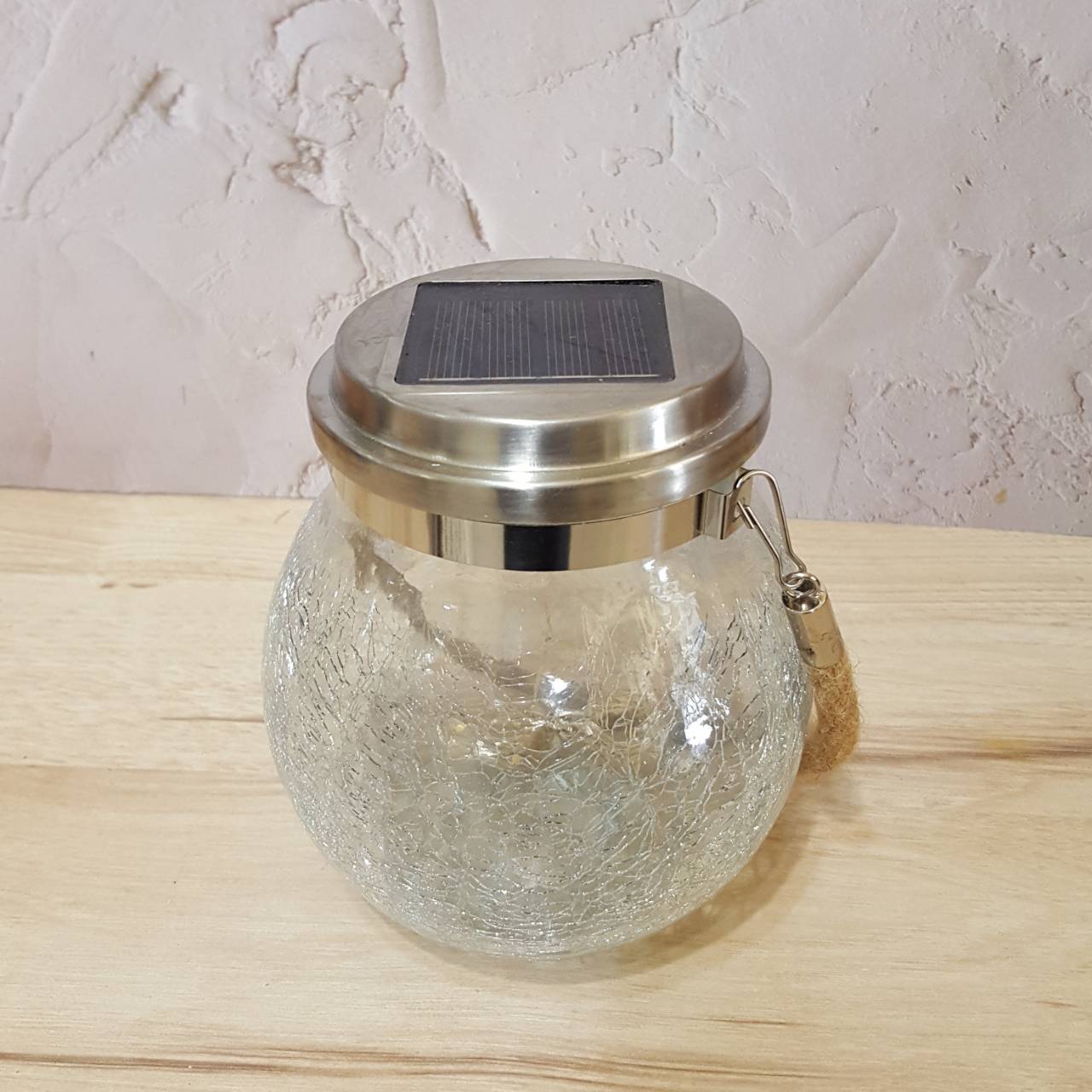 太陽能玻璃球型裝飾燈 1