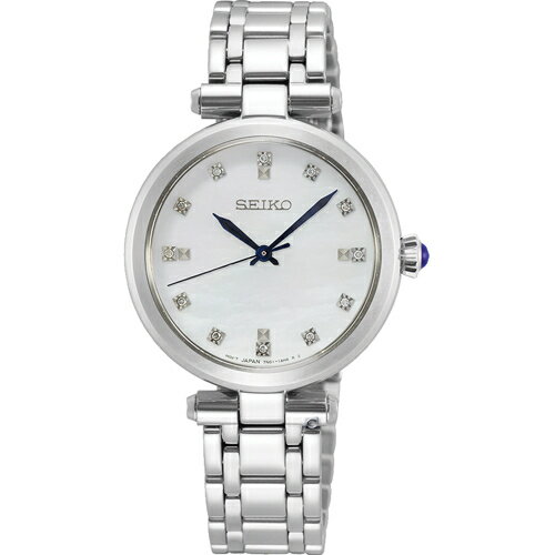 SEIKO 精工錶 典雅晶鑽時尚腕錶 7N01-0KT0S(SRZ529P1)-30mm-白面鋼帶【刷卡回饋 分期0利率】【APP下單22%點數回饋】