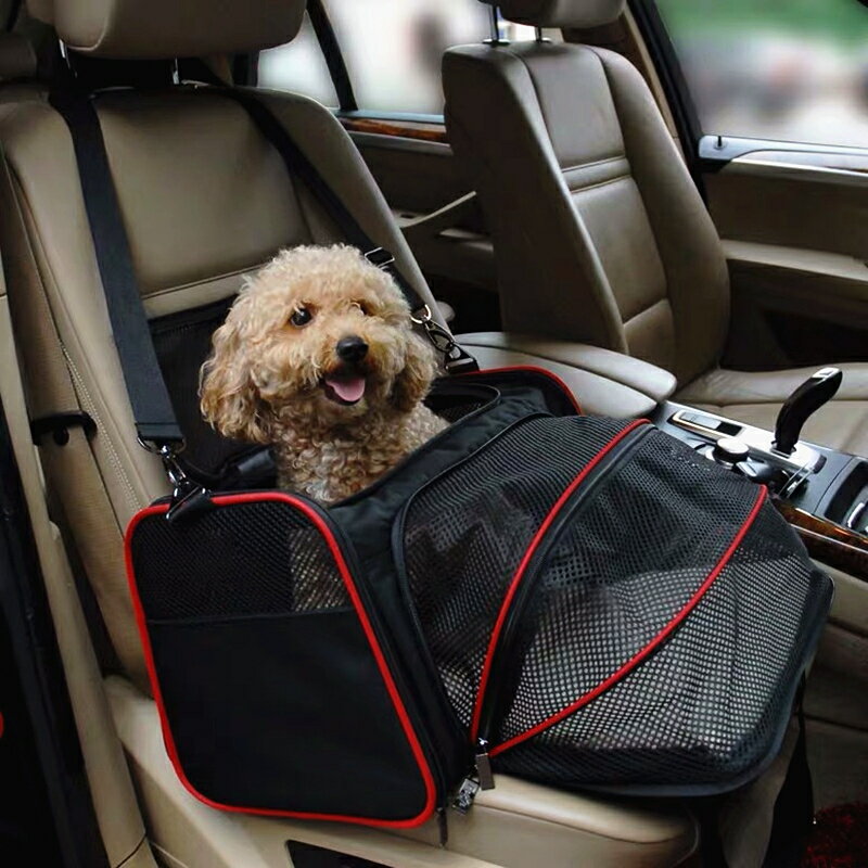 車載寵物包 貓包 寵物提籠 寵物外出包 貓包外出便攜大容量可擴展狗背包泰迪狗袋大型出行背包車載寵物包『XY39006』