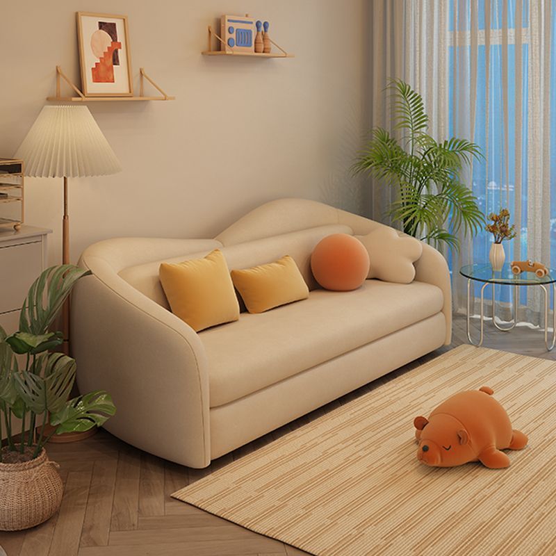 沙發床 云朵沙發床兩用可折疊小戶型客廳雙人伸縮床多功能科技布椰棕乳膠