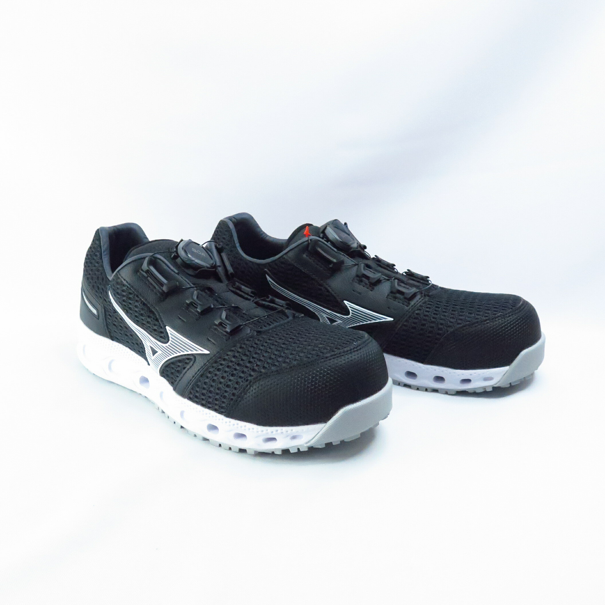 Mizuno F1GA233609 PRIME FIT VH51L BOA 防護鞋 工作鞋 安全鞋 BOA旋鈕 黑白