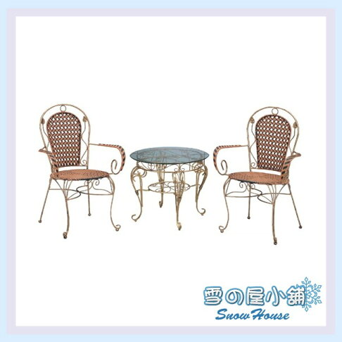 ╭☆雪之屋☆╯單張 鋼藤椅/造型椅/餐椅/休閒藤椅**不含桌** S923-04 0