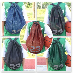 籃球袋 球袋 籃球背袋 雙肩背包男籃球袋訓練包多功能籃球包收納包網兜足球兒童運動袋子『wl11022』