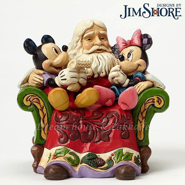 Jim Shore愛木小灣 Disney 聖誕老公公與米奇米妮 ★ 美國ENESCO精品 ★ 夢想家精品家飾