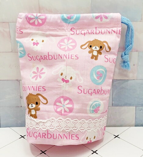 【震撼精品百貨】Sugarbunnies 蜜糖邦尼 三麗鷗蜜糖邦尼塑 縮口袋-圈圈*15415 震撼日式精品百貨