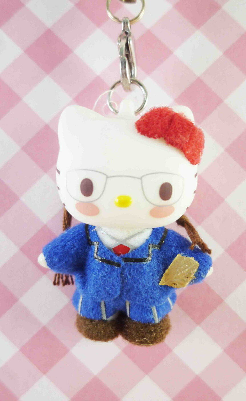 【震撼精品百貨】Hello Kitty 凱蒂貓 限定版手機吊飾-部活編公仔(學生) 震撼日式精品百貨