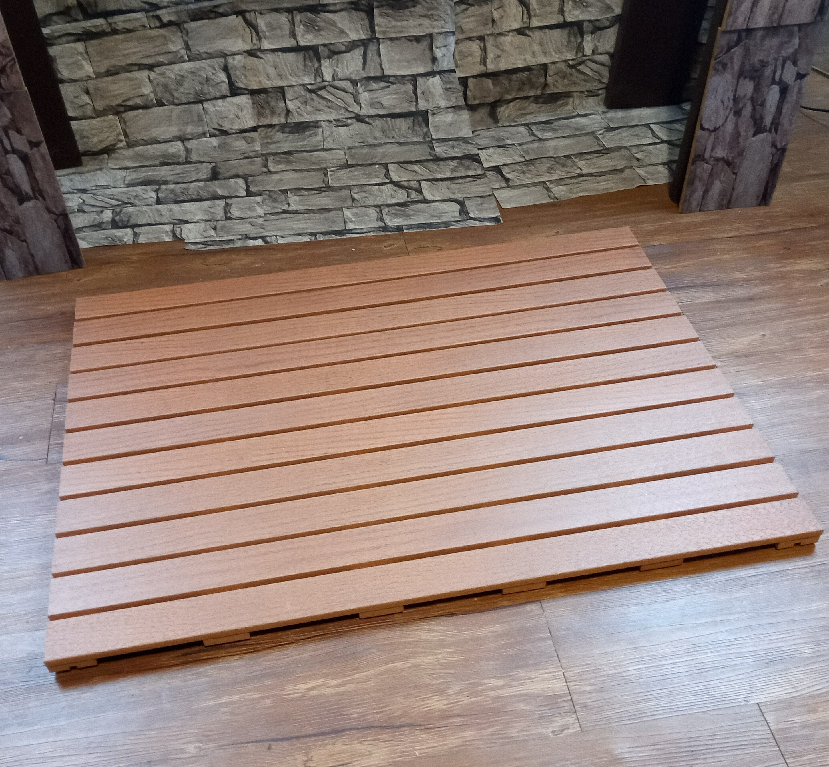 防水防滑浴室踏板(A材90x90x2.4cm)/浴室地板/陽台地板/ 戶外地板/防滑踏墊
