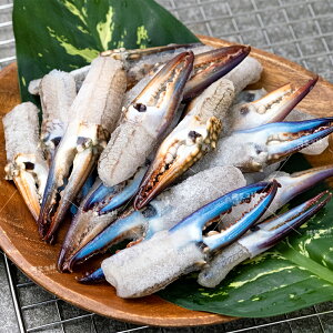 【阿家海鮮】鮮凍藍鑽蟹鉗22~25隻(250g±10%/盒)