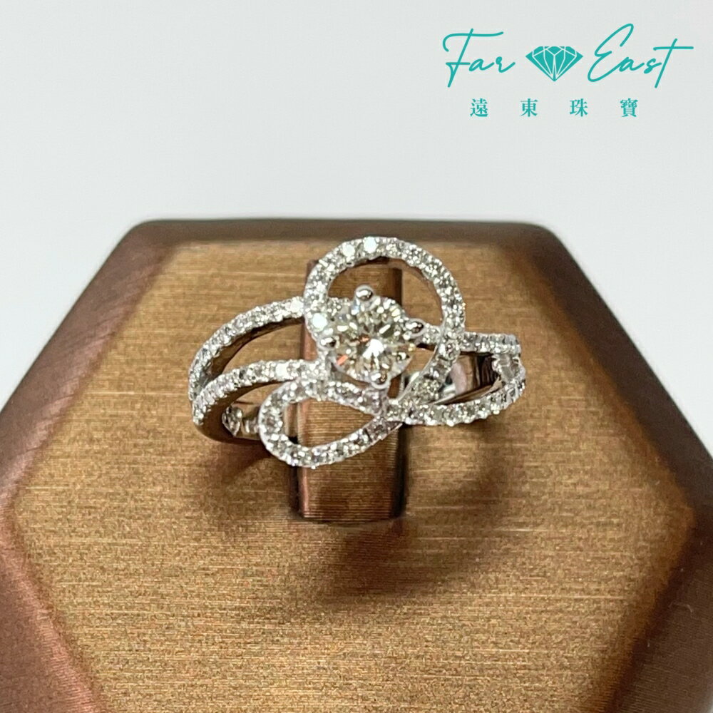 FAR EAST Jewellery K金天然鑽石戒指