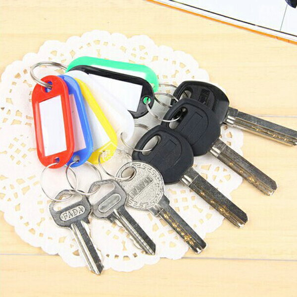 1入鎖匙分類牌 塑膠鑰匙牌 鑰匙扣 飯店鑰匙牌 可標記鑰匙吊牌 硬質鑰匙圈 數字牌 分類牌【SV9744】BO雜貨