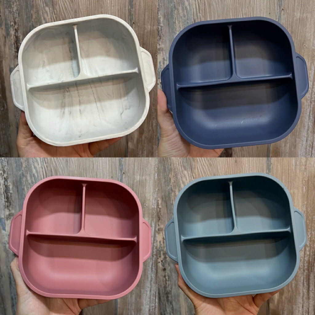 送304餐具組》莫蘭迪色大容量分格吸盤碗蓋組 1