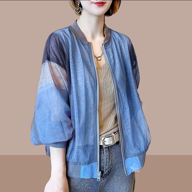 防曬衣女夏季薄款外套韓版新款寬鬆時尚防曬衫短款防曬服潮【步行者戶外生活館】