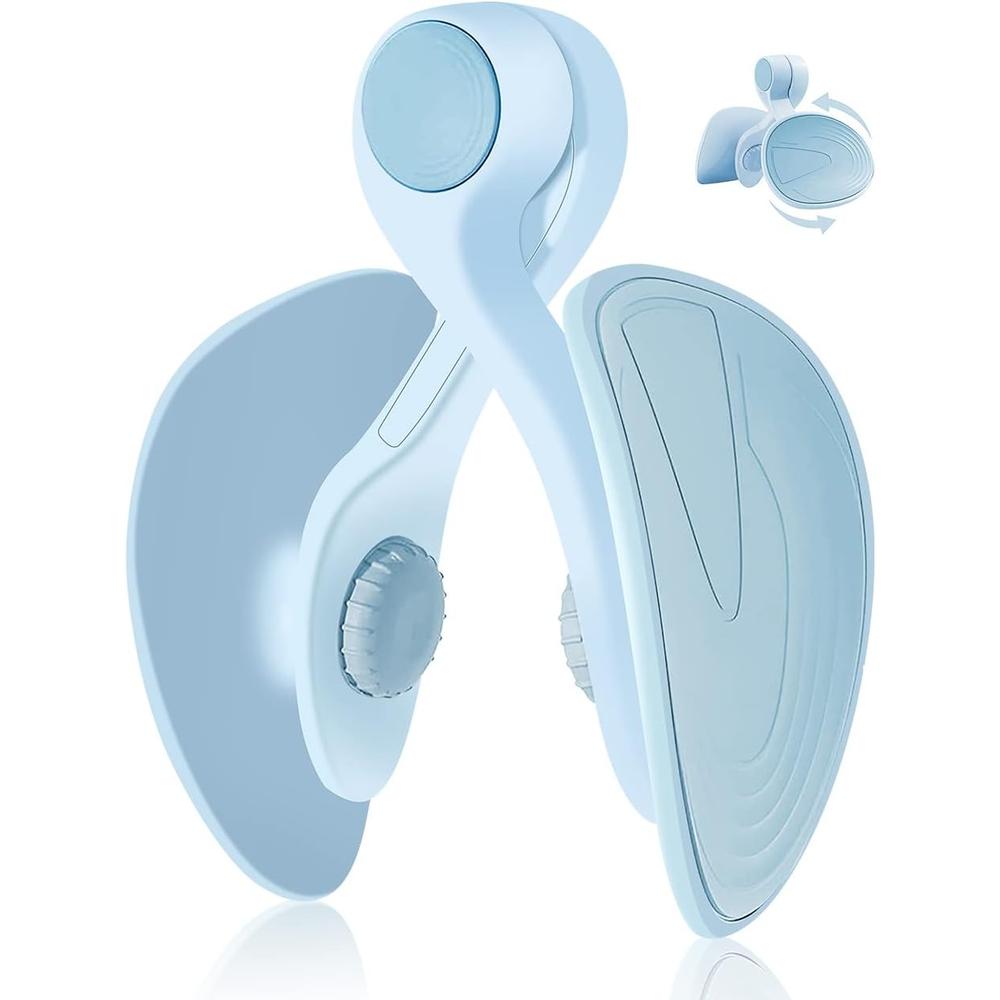 【日本代購】FFOGG 內轉肌＆骨盆底肌鍛鍊器｜12KG 運動輔助夾｜幫助內側肌肉鍛鍊｜適合日常臀腿運動 天空藍