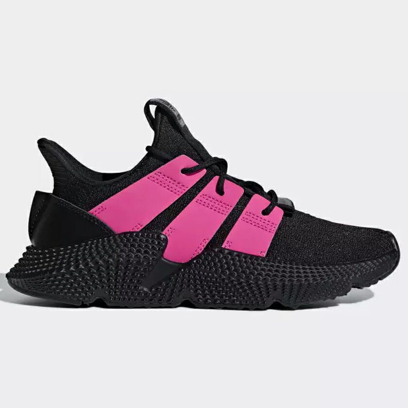 Adidas PROPHERE 女鞋 慢跑 休閒 襪套 穿搭 潮流 黑 桃紅 【運動世界】 B37660