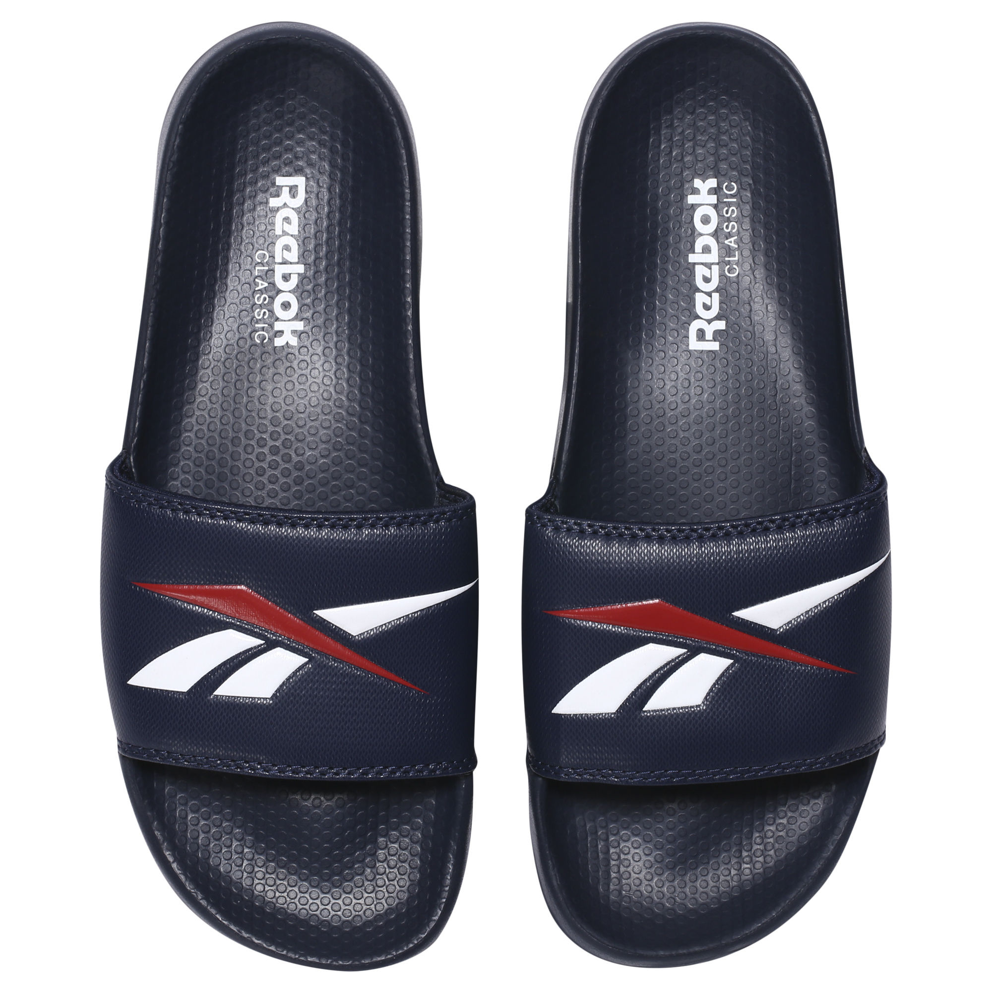 REEBOK Classic Slide 男鞋 女鞋 拖鞋 基本款 輕量 舒適 深藍 紅 白【運動世界】 CN0211