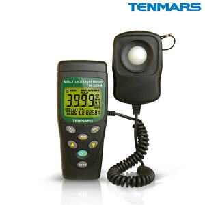 TENMARS泰瑪斯 LUX/FC LED照度錶 TM-209M LED照度計 六色LED燈光量測