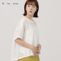 a la sha 氣質格紋舒適短袖上衣 a la sha 氣質格紋舒適短袖上衣