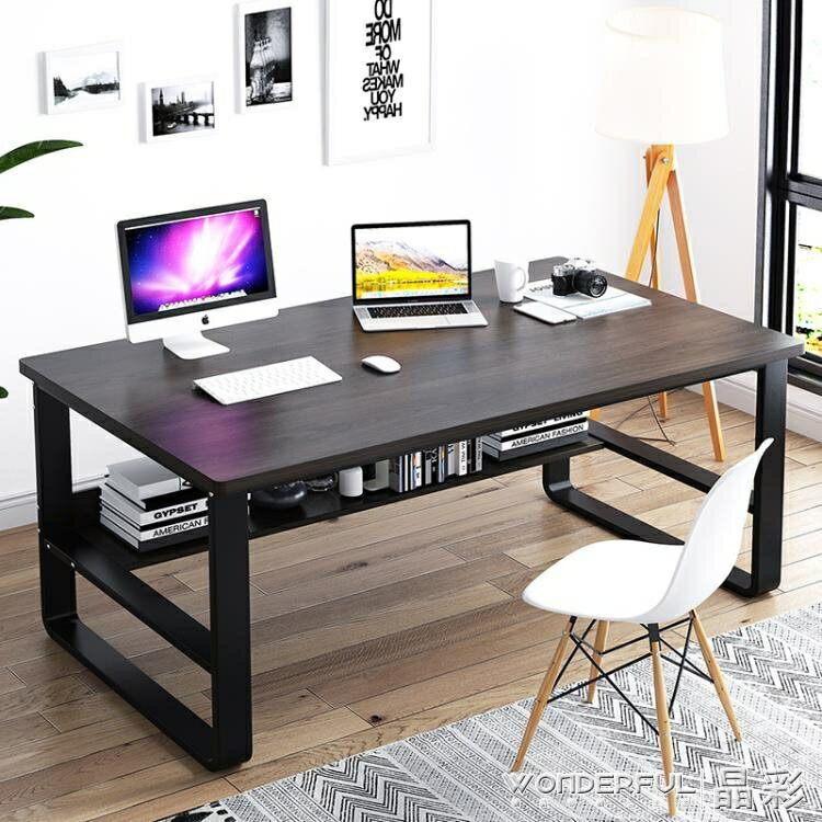 電腦桌電腦桌簡約台式辦公桌家用學生簡易書桌現代臥室寫字桌單人小桌子jc