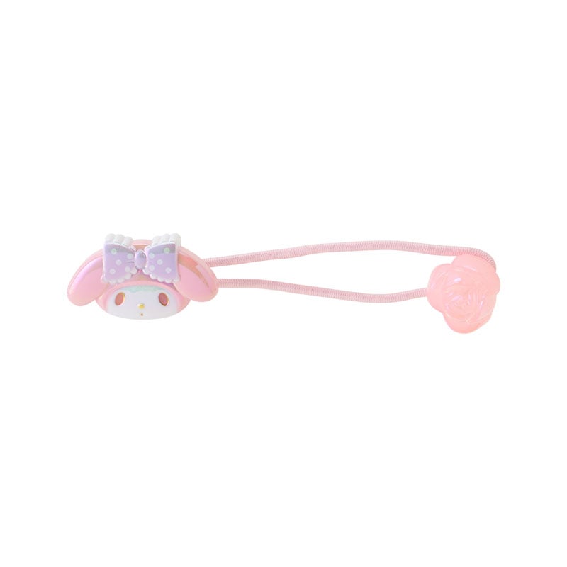 asdfkitty*美樂蒂玫瑰 造型彈力髮束 髮飾 髮圈-日本正版商品