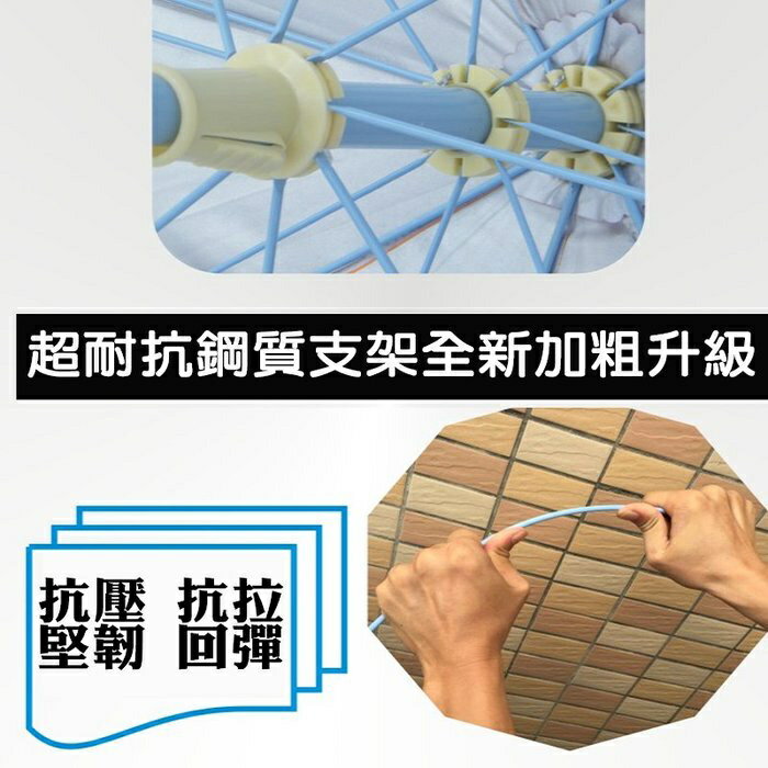 【現貨】沙灘傘 擺攤傘 防水抗UV遮陽太陽傘48吋2.4米 雨傘 釣魚傘 遮陽傘 休閒傘 興雲網購 5