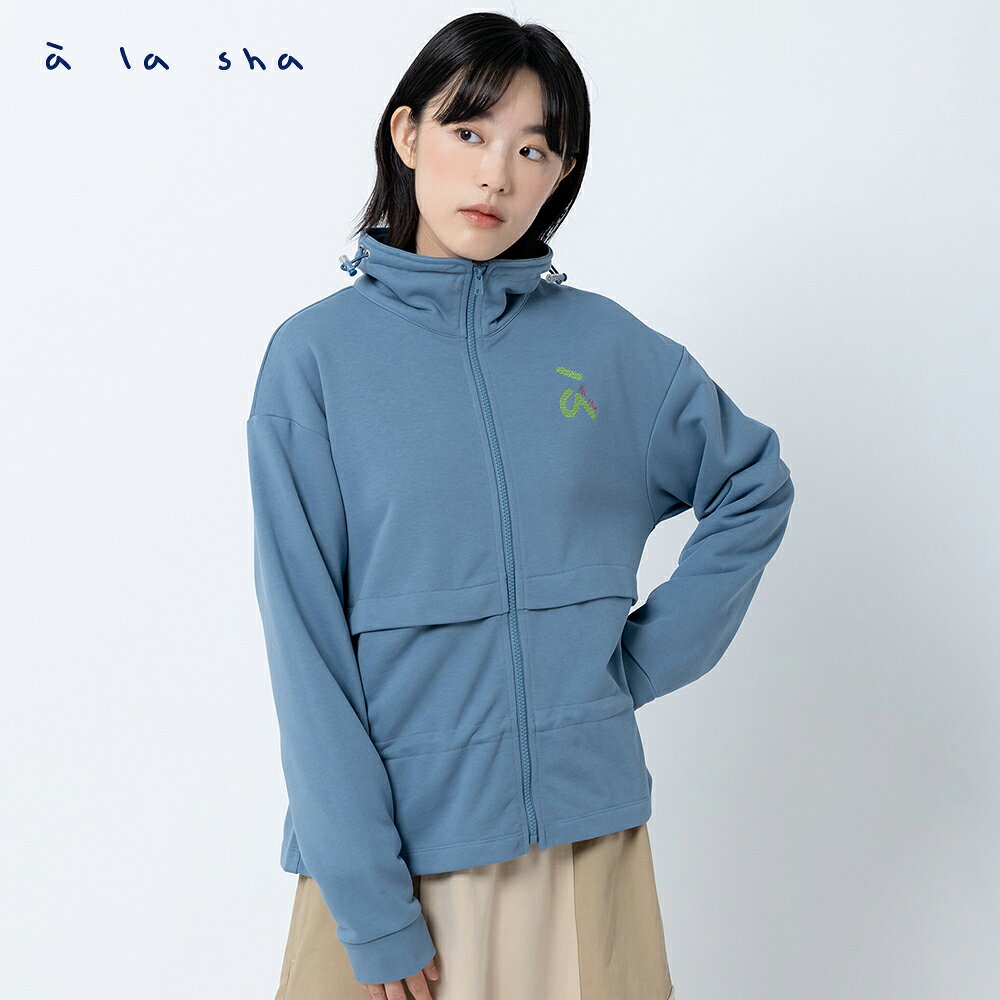 a la sha LOGO家族繡花外套 1