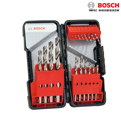 BOSCH博世 Tough Box HSS-G 18支金屬鑽頭組 直柄鑽頭 鑽尾 2607019578