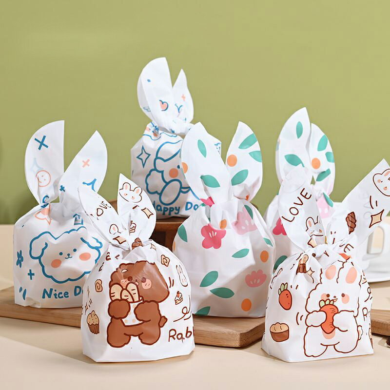 多風格 兔耳包裝袋 糖果袋 禮物袋 餅乾 交換禮物 情人節 過年 畢業季 聖誕【BlueCat】【JI2961】