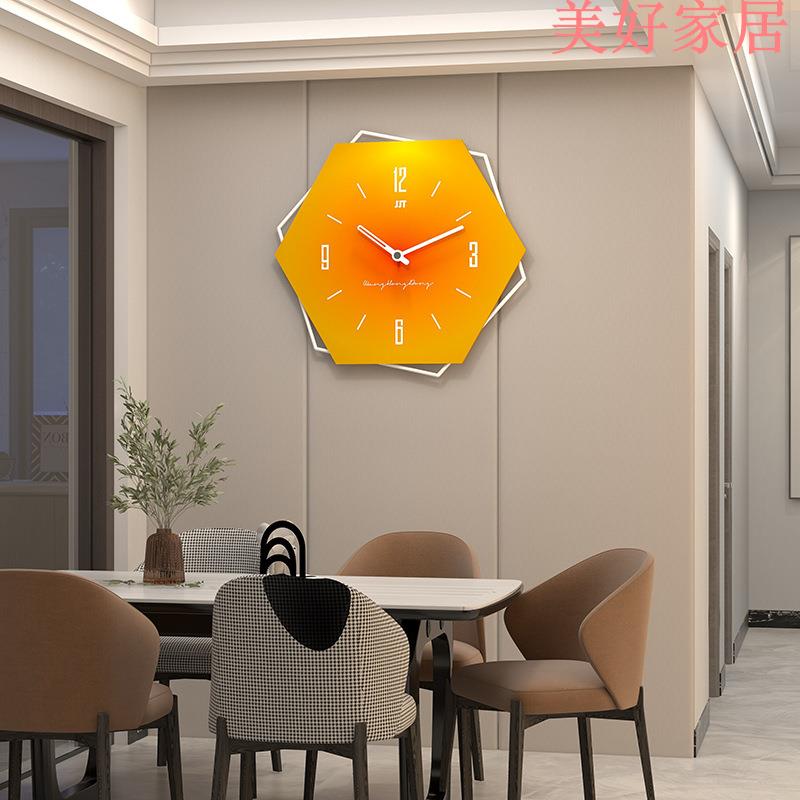 免運 掛鐘 現代簡約客廳鐘表時尚家用裝飾創意掛鐘個性網紅餐廳藝術時鐘掛墻