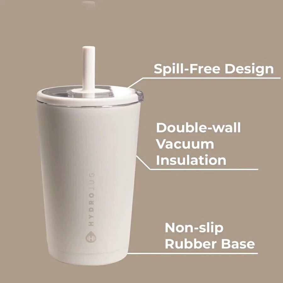 【毒】(代購7天)HydroJug 14oz 陶瓷內層 美國正品 Everyday Tumbler吸管杯保溫杯 2