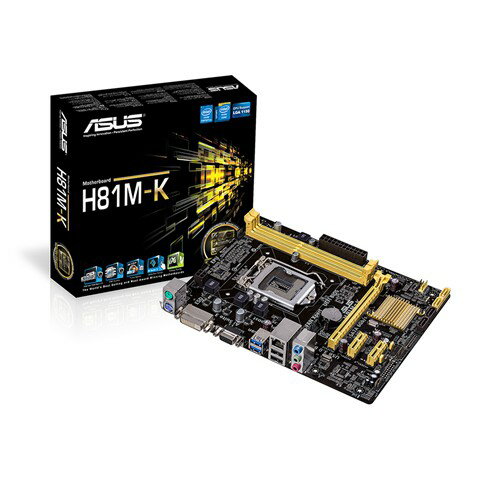 ASUS 華碩 H81M-K 主機板 1150 H81M K 0
