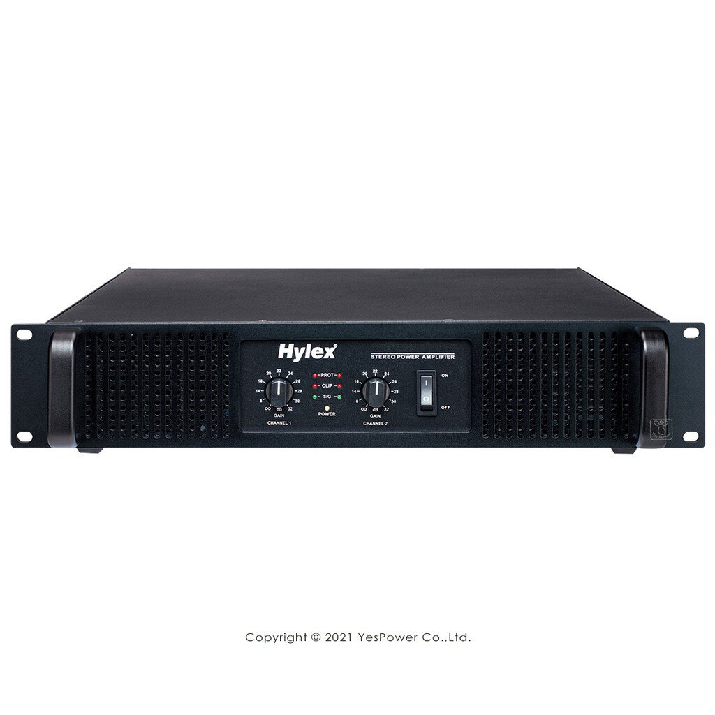 HQ-A550S Hylex 專業舞台高功率擴大器 (Switch Power)/550W+550W/適合外場表演