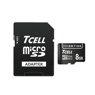 TCELL冠元microSDHC MASSTIGE C10 UHS-1 U1 V10 8GB【九乘九購物網】