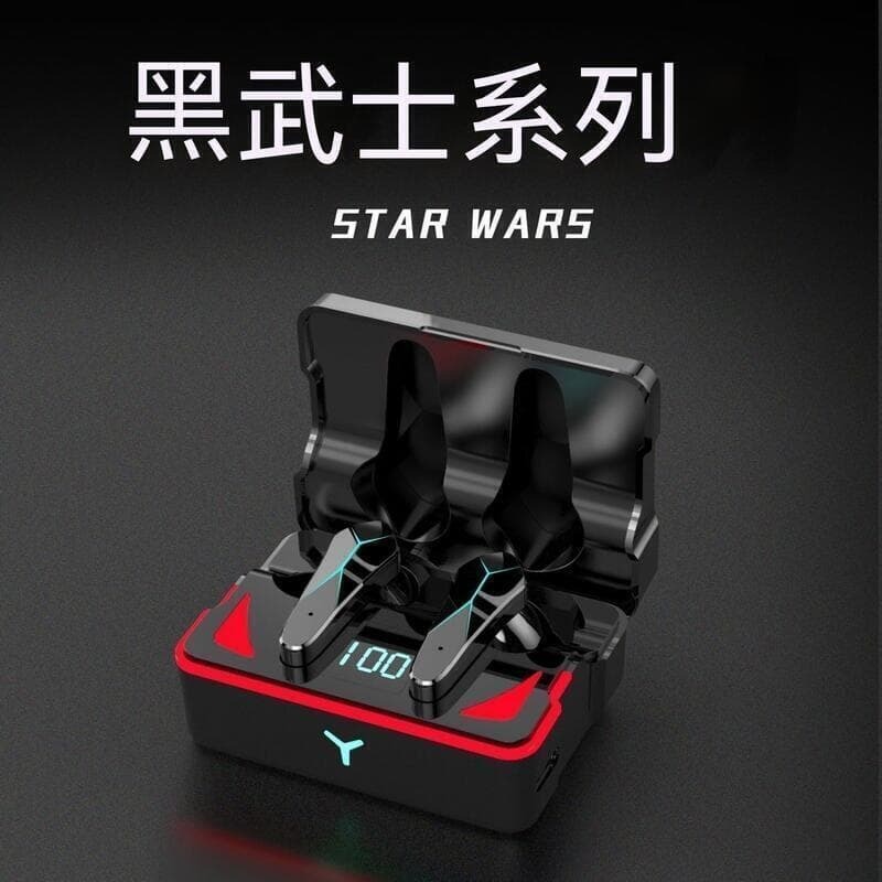 好物優選臺灣現貨藍芽耳機 無線耳機 電競耳機 黑武士遊戲無線耳機低延遲電競專用聽聲辨位超長續航入耳式