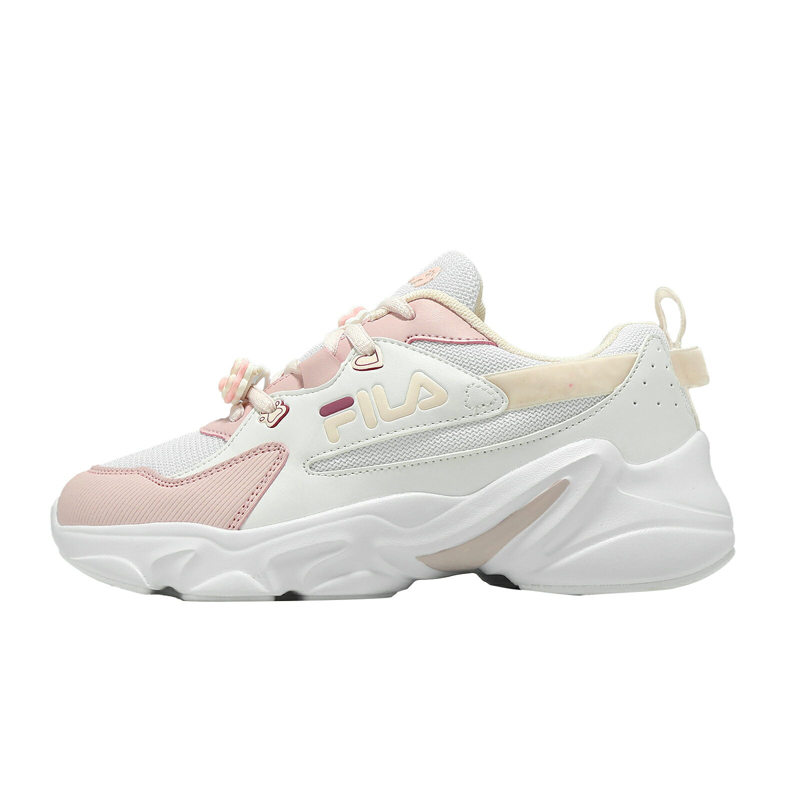 Fila 休閒鞋 Hidden Tape 13 女鞋 白 厚底 復古 貓掌 老爹鞋 斐樂 5C942A155