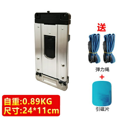 知渡不銹鋼迷你購物買菜小拉車可折疊便攜手拉車家用小拖車搬運 5