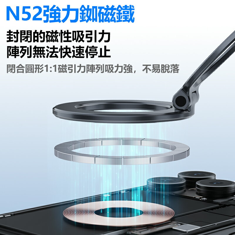 (買一送一)ONAIR 二代 手動金屬磁吸真空支架 萬向 磁吸 旋轉 手機支架 磁吸手機架 車用手機架 磁吸支架 無須充電 M11 8
