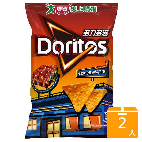 多力多滋BBQ豬肋排味玉米片102G【兩入組】 【愛買】