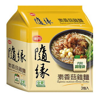 味丹 素香菇雞麵 174g (3入)/袋