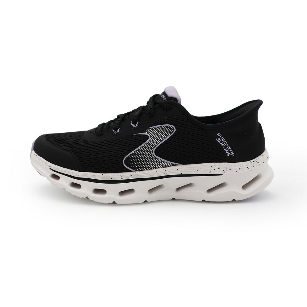 【全館滿額折】 Skechers Go Walk Glide-Step 2 黑紫 休閒 輕量 運動鞋 女款 J2990【新竹皇家125116BKLV】