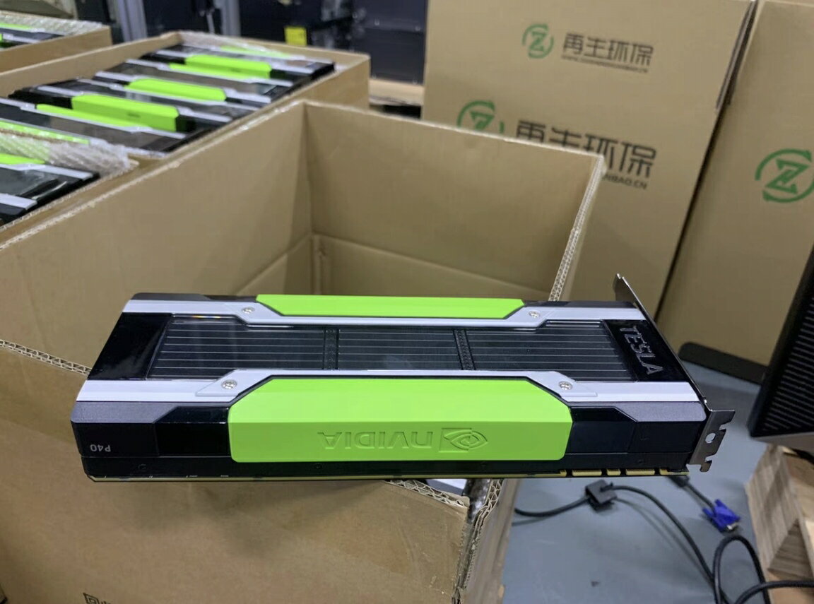 【最低價】【公司貨】NVIDIA Tesla P40顯卡 24G 運算 英偉達 圖形GPU加速深度學習顯卡 7