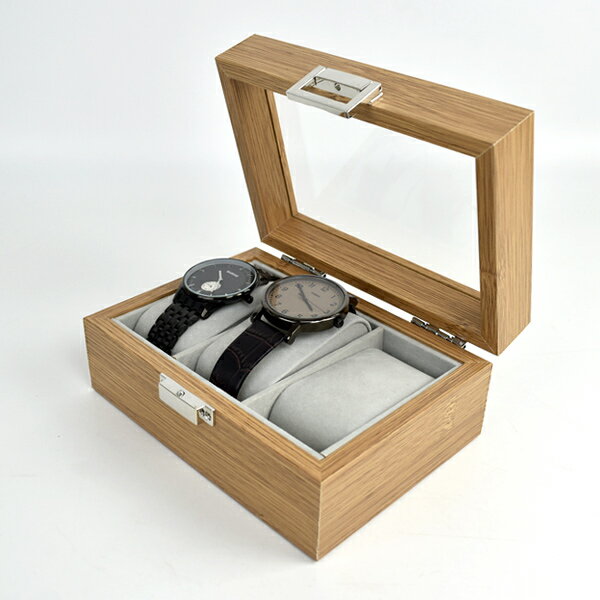 手錶收納盒 溫暖木質錶盒(3支裝)【NAWA45】