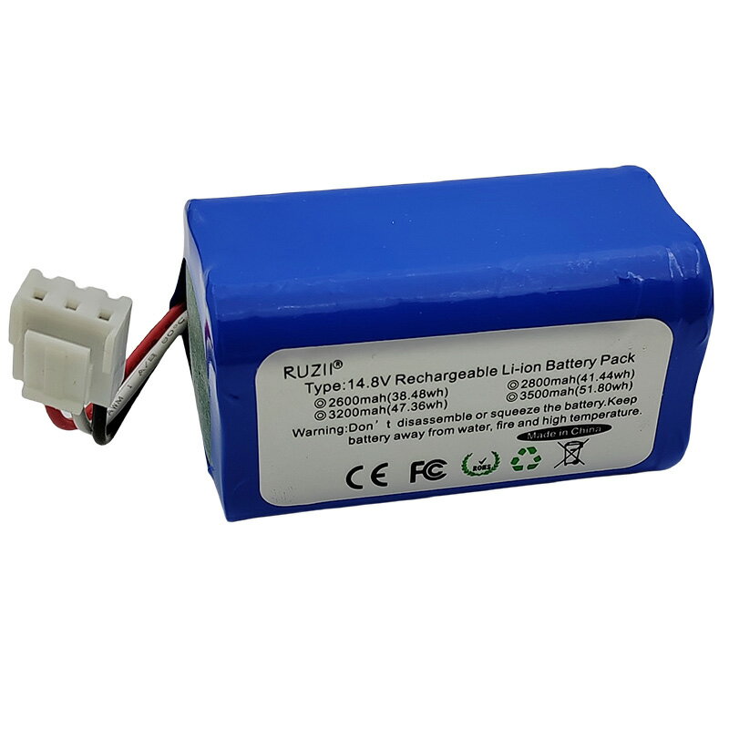 14.8V 電池用於美的 R3-L101C UPCAN R1 吸塵器掃地機器人電池