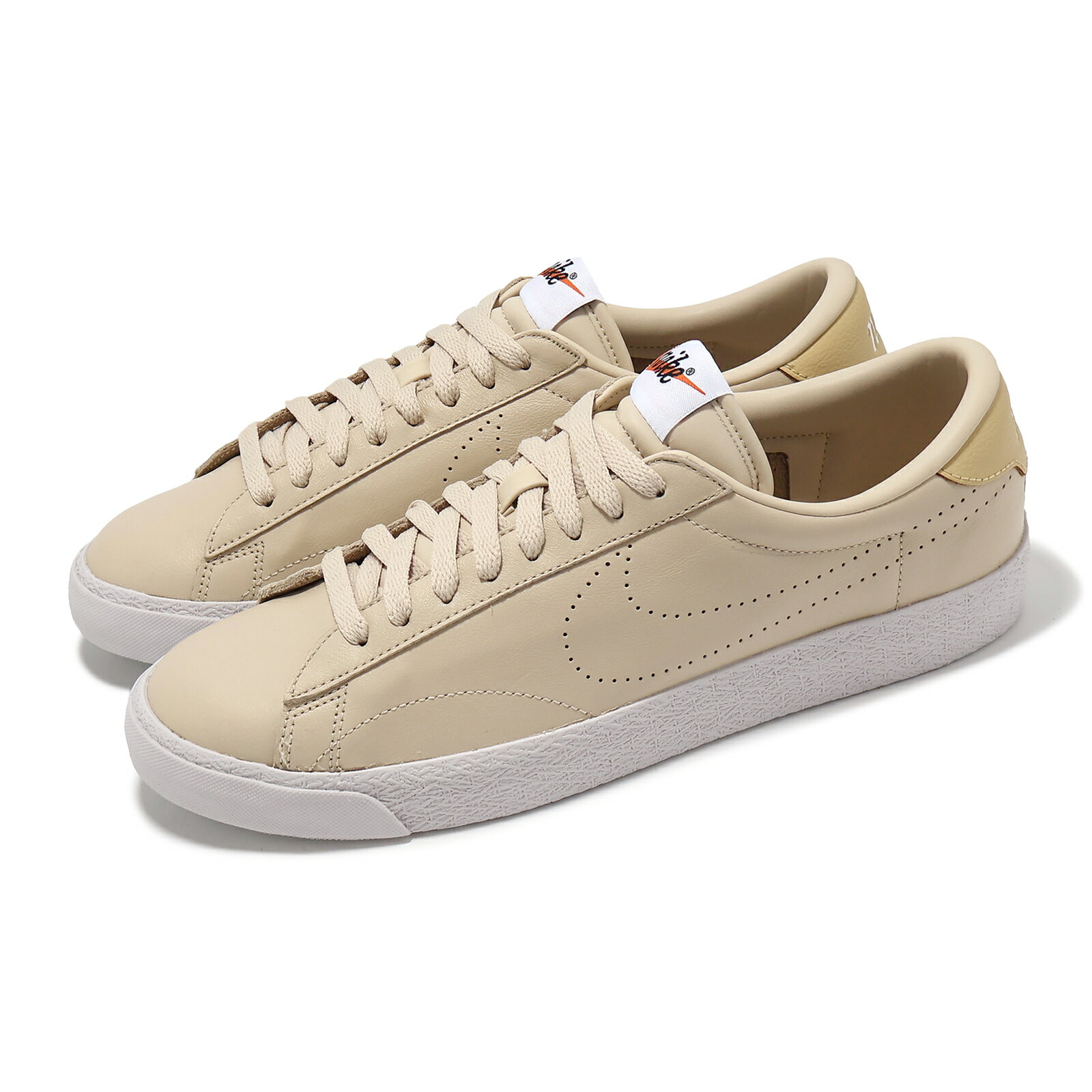 Nike 休閒鞋 Tennis Classic AC 男鞋 米白 低筒 皮革 復古 運動鞋 HM4648-110 7